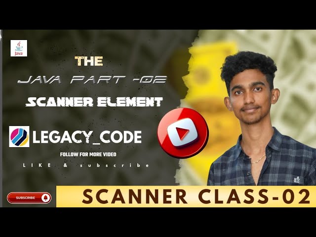 Java part -02 | Scanner class in java  | Tamil | @Legacy_Code250 |#coding #programming #java #tamil 