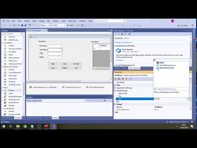 VB.NET Programming steps to Connecting Access Database to Visual Basic.NET | easy steps