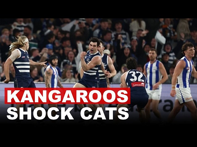 North Melbourne Stuns Geelong As Late Drama Rocks Marvel Stadium