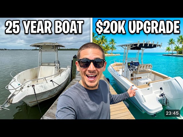 25 year old boat gets $20K upgrade with Captain Andy X