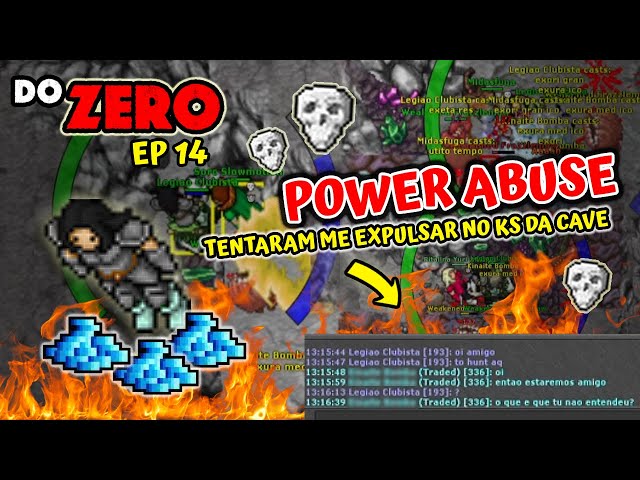 EK DO ZERO – TIBIA – EP 14 – Level 192 to 203 | THEY TRIED TO EXPEL ME IN THE CAVE KS