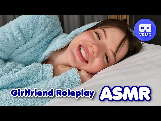 She Woke Up Early Just to Watch You Sleep… ASMR Girlfriend Roleplay in VR180 3D