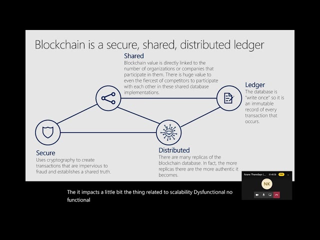Azure Thursdays LK - S1:E4 - Azure Block Chain Service for Developers - by Juarez Barbosa Junior