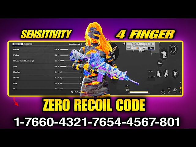 🔥 NEW UPDATE 4.5 😱 | PUBG MOBILE/BGMI SENSITIVITY SETTINGS 2026 | PRO ZERO RECOIL SENSITIVITY CODE 