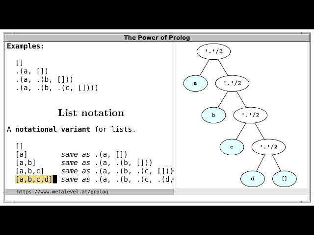 Prolog Lists