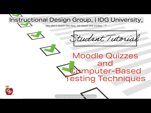Moodle Tutorial - CBT Techniques