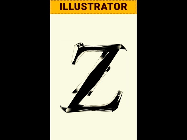 Shiny Chrome Text Effect in Adobe Illustrator