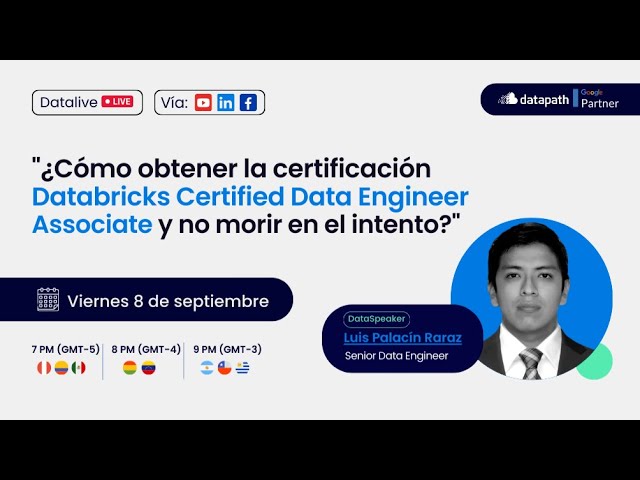 Datalive: "How to get the Databricks Data Engineer certification and not die trying?"