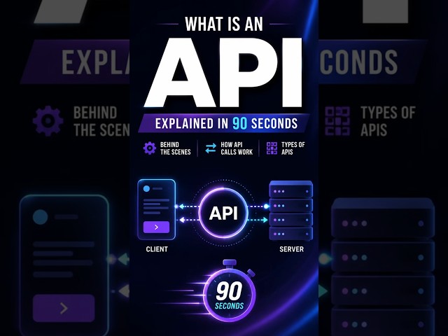 API Explained in 90 Seconds | All confusions cleared and simplified! #coding#rest#api #viral#shorts