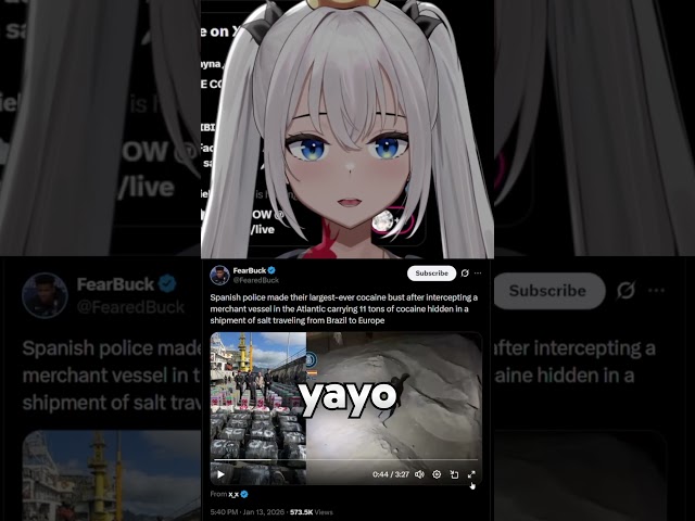 Spanish Police Intercept Vessel Containing 11 Tonnes Of C*caine #newsshorts #news #vtuber