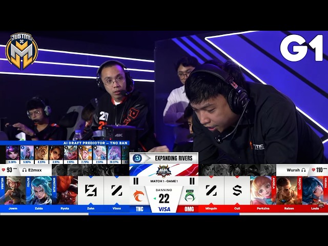 TNC vs OMEGA | Game 1 | MPL PH S18 | WEEK 4 DAY 3
