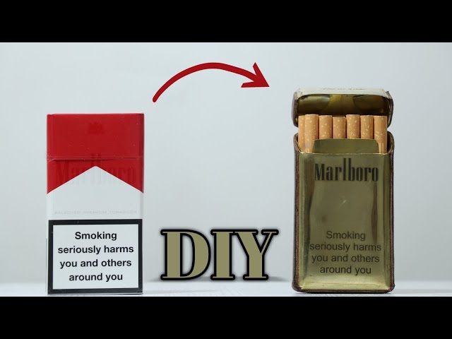 making a Cigarette Case at home