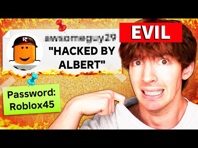 I hacked this guy's Roblox account..