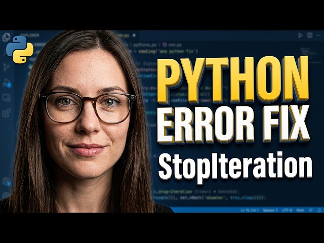 StopIteration in Python | What is StopIteration error in Python?| #stopiterationerror #stopiteration