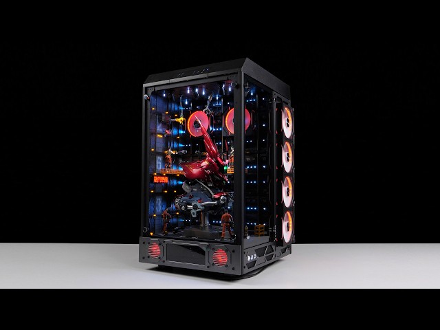 「BRO」4K Water Cooled PC Build Thermaltake Tower 900 SAZABI Head . 沙扎比格纳库主题#pcbuild #gundam