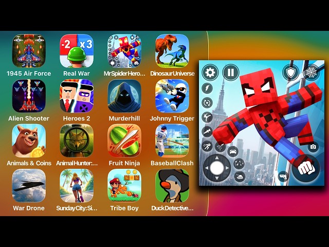 Mr Spider Hero Shooting Puzzle - New Game Update - Gameplay Walkthrough (iOS,Android) Part 1