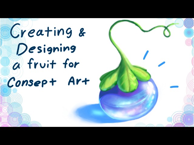 I Created a fruit for my concept-art,  Art/visual development,