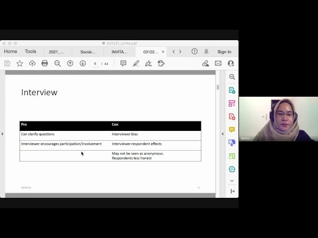 Population and sampling: probability and non-probability sampling
