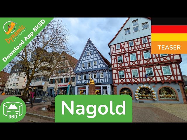 Nagold | Learn German in VR | 360 8K3D Teaser | DYNAMIC LANGUAGES