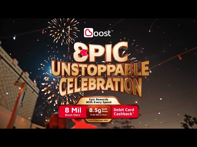 Boost Epic Unstoppable Celebration (Year End Campaign 2025)