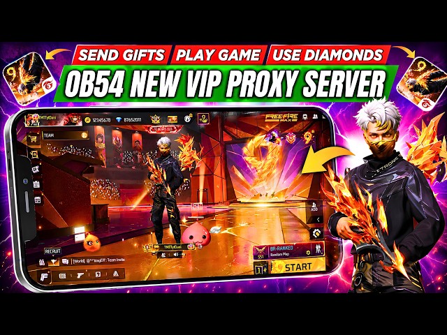 How To Download Free Fire New OB54 Proxy Server | VIP Proxy Server Free Fire OB 54 New Update | TMTT