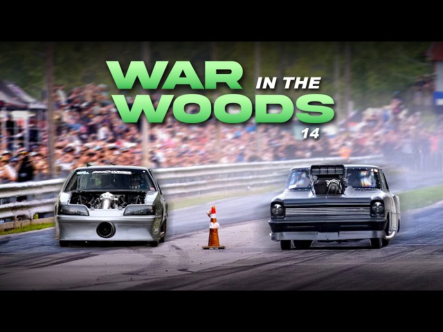 The Fastest Cars vs. The SKETCHIEST Drag Strip.. (War in the Woods 14)