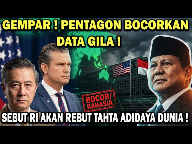 INSANE! INDONESIA SEIZING THE SUPERPOWER THRONE?! US Pentagon Expert Leaks Data Claiming RI Dicta...