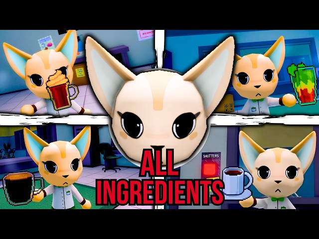 Animal Hospital [Anomaly] - ALL Coffee Varieties + ALL Ingredients - Roblox