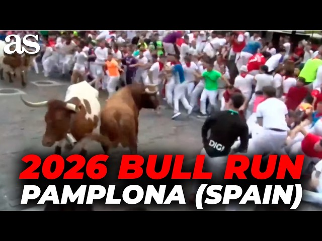 San Fermin's DANGEROUS 4th BULL RUN of 2026: ONE OF THE FASTEST EVER