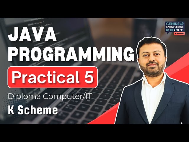 Java Arrays & Vectors with Methods | Practical No. 5 | Diploma Computer/IT Semester 4