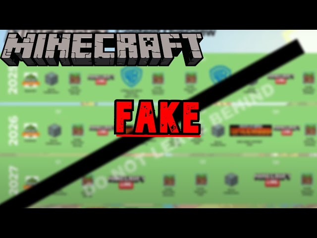 Don't Trust These Minecraft Leaks