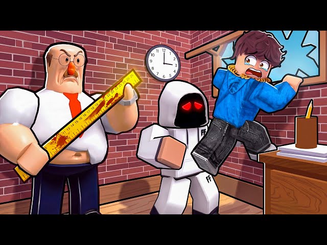ROBLOX ESCAPE THE SCHOOL CHALLENGE..