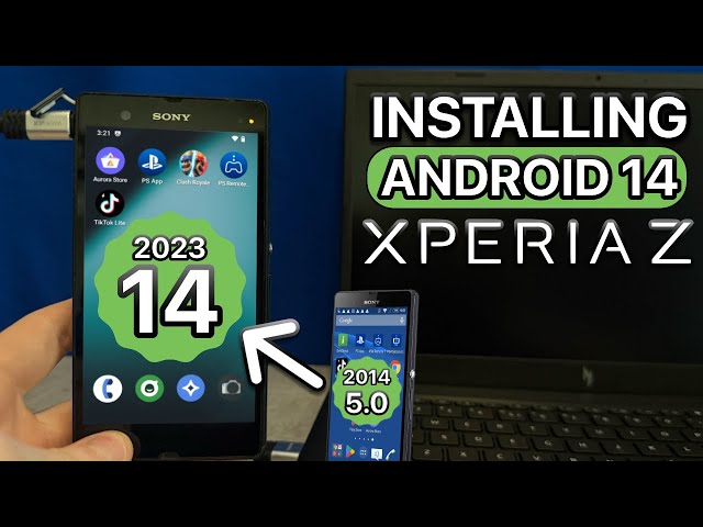 Installing Android 14 on the Xperia Z (Custom ROM)