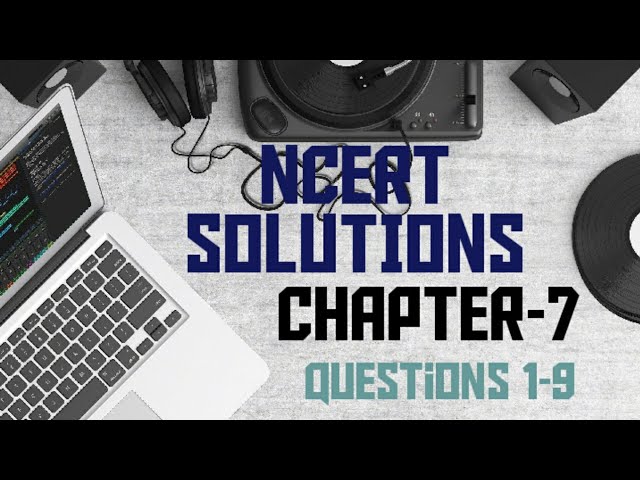Data Handling (Chap-7)!!!!Questions 1-9!! Class 11 (Sumita Aurora) NCERT SOLUTION!!!