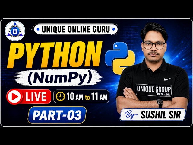 📘 Python || NumPy || Complete Tutorial || O Level \BCA \Data Science | #03 (Part-03)