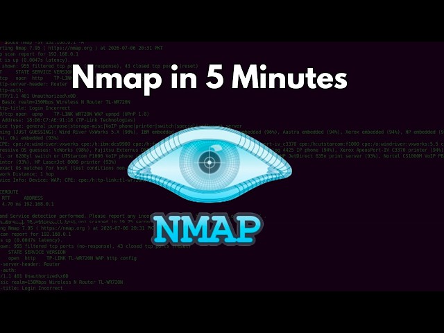 Nmap Explained for Beginners | Learn Nmap in 5 Minutes ⭐