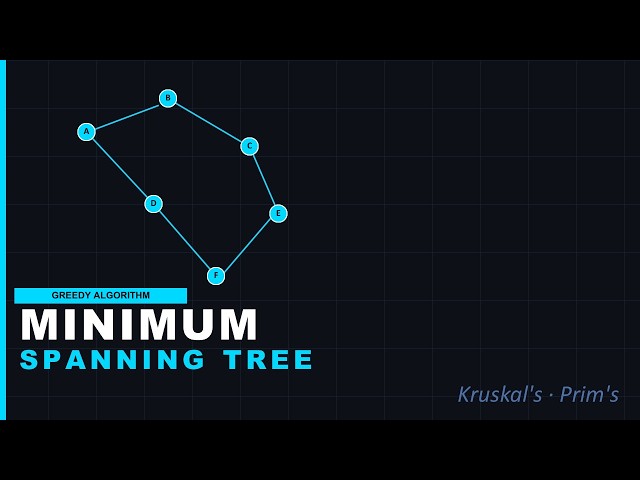 Minimum Spanning Trees Explained Simply  Kruskal’s & Prim’s Algorithms