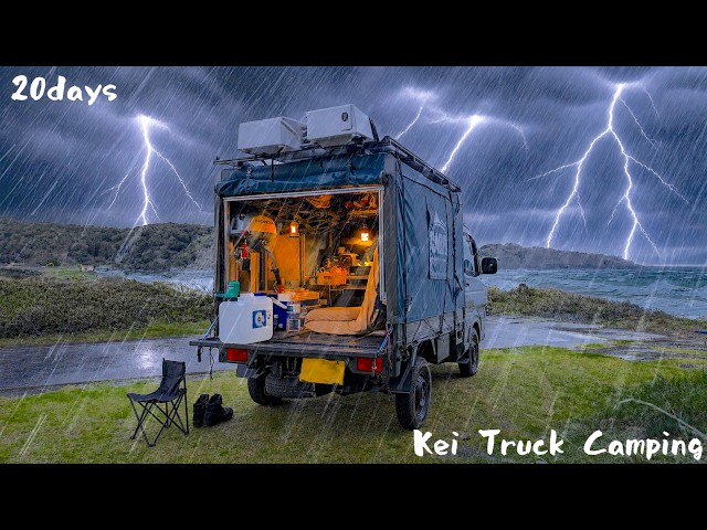 【20 Days of Kei Truck Camping】Catch & Cook Through Hidden Japan