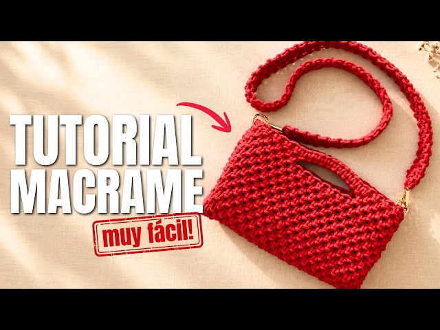 How to Make an Easy Macramé Bag 👜 | DIY Macramé Bag Tutorial for Beginners