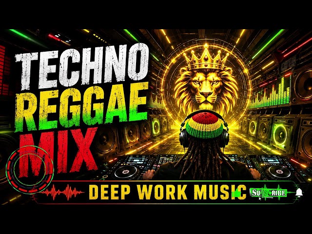 Techno Reggae Mix | Melodic Reggae Techno for Calm Focus and Better Productivity