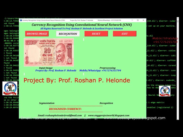 Currency Recognition Using Python Opencv | Currency Recognition Using Image Processing Code