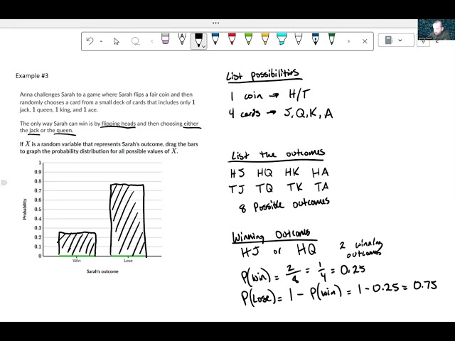 STATS   U9 Part 1   Discrete Random Variables   Probability Distributions, Models, Expected Value, a