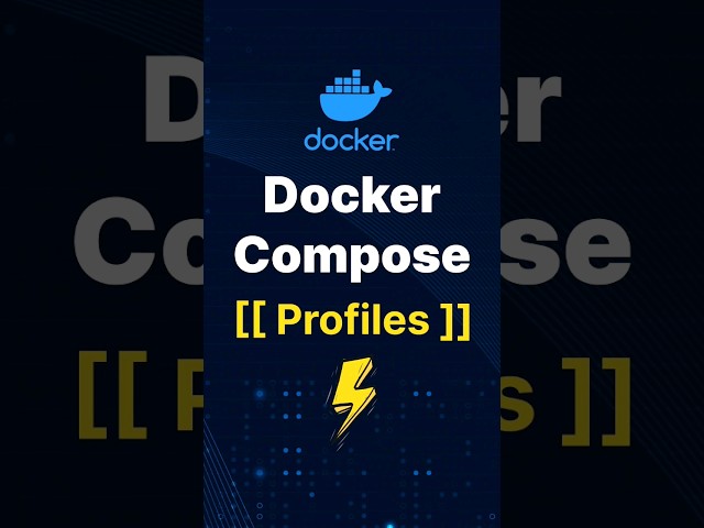 Use Docker Compose Profiles to streamline your workloads⚡ #docker #linux