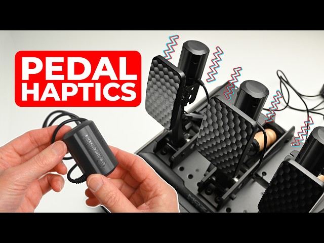 Install Haptics to Any Sim Racing Pedals! MOZA Pedal Haptic Feedback Kit