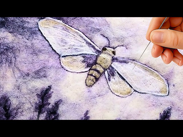 Create a Beautiful Needle Felt Moth - Full Tutorial
