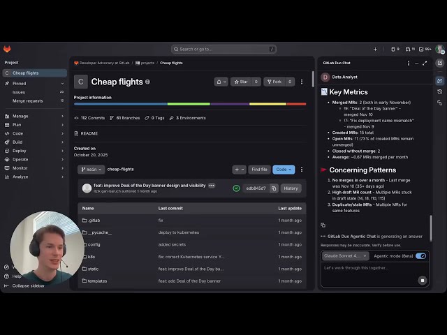 GitLab Duo Data Analyst beta release demo