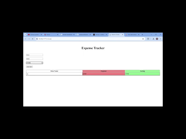 expense tracker   project using  ReactJS jsx