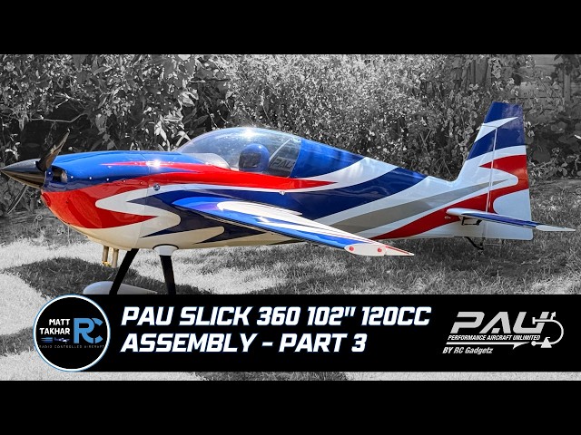 PAU Slick 360 120cc Build Part 3 | Electronics, Finished