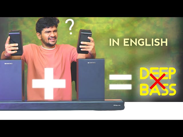 Reality of Dual Subwoofers - Zebronics Zeb jukebar 9551 625W dolby 5.2ch Soundbar review in english