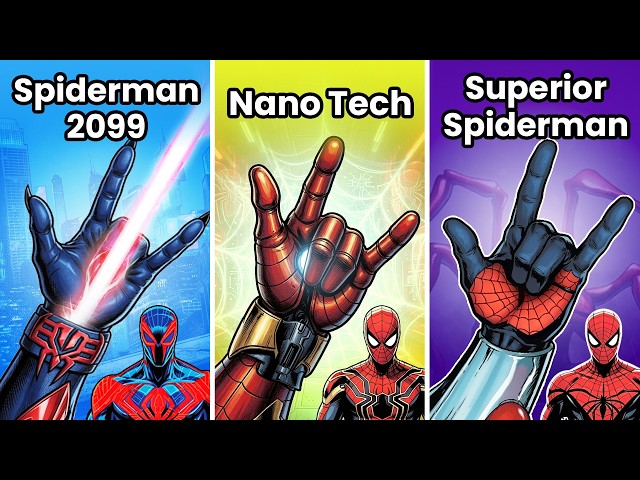 Marvel's CRAZIEST Web Shooters Explained in 13 Minutes
